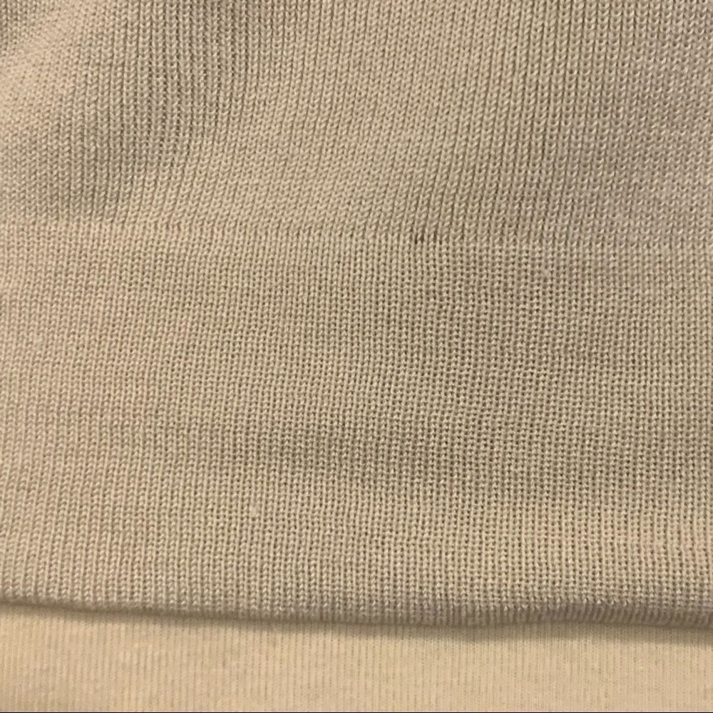 ShuShu Cream Ivory Sequin Paillette Silk Tank Top 75% Silk Knit Size Small - Picture 6 of 16